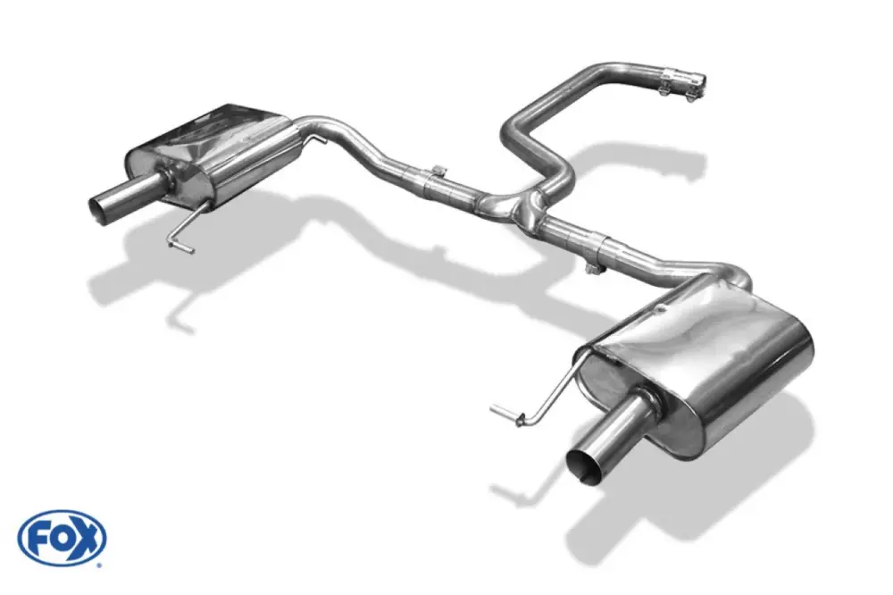 Sonderaktion Fox Duplex Auspuff Sportauspuff Komplettanlage für Skoda Octavia NX RS 2,0l TSI