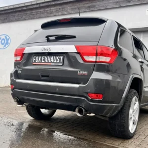Abverkauf Fox Duplex Auspuff Sportauspuff Endschalldämpfer für Jeep Grand Cherokee WK I