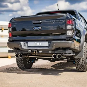 Finale Aktion Fox Duplex Auspuff Sportauspuff Endschalldämpfer für Ford Raptor Doppelkabine