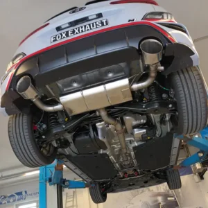 Fox Duplex Auspuff Sportauspuff Endschalldämpfer für Hyundai Kona N 2,0l 206kW Wochenendangebot