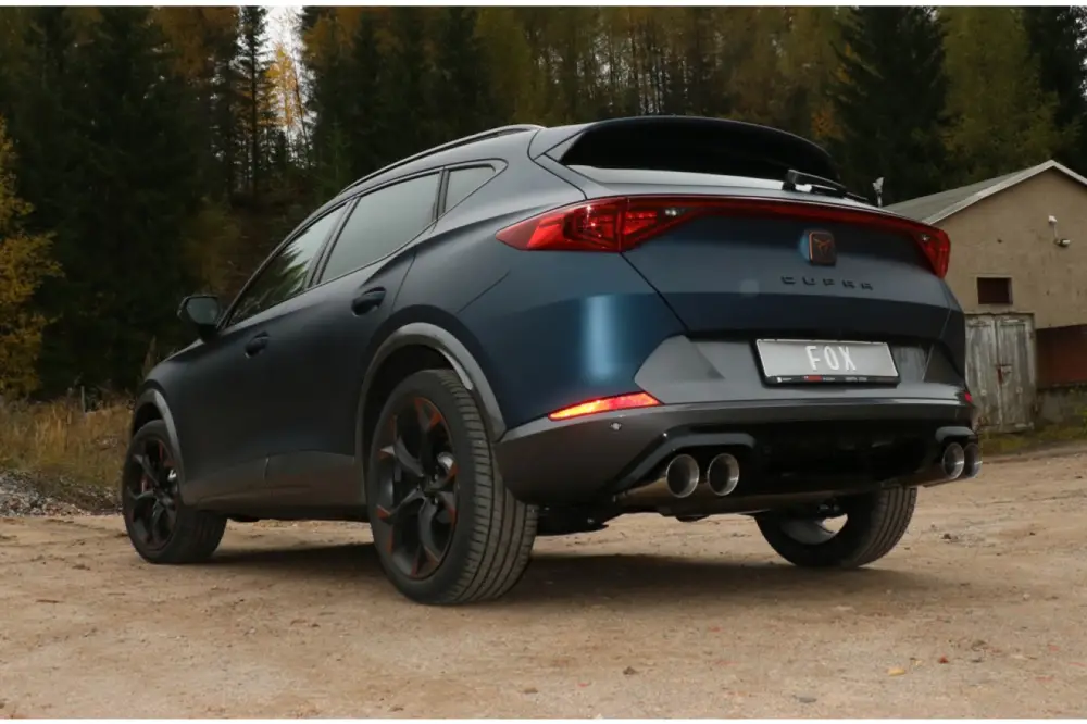 Echt Fox Duplex Auspuff Sportauspuff Komplettanlage für CUPRA Formentor 4x4 2,0 228kW