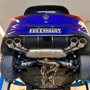 Sonderaktion Fox Duplex Endrohrpaar für VW Golf VIII R Endrohre rechts/links 2x115x85 Typ 2.0