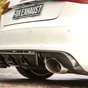 Saisonangebot Fox Duplex Auspuff Sportauspuff Komplettanlage für Audi A3 8V Sportback Quattro