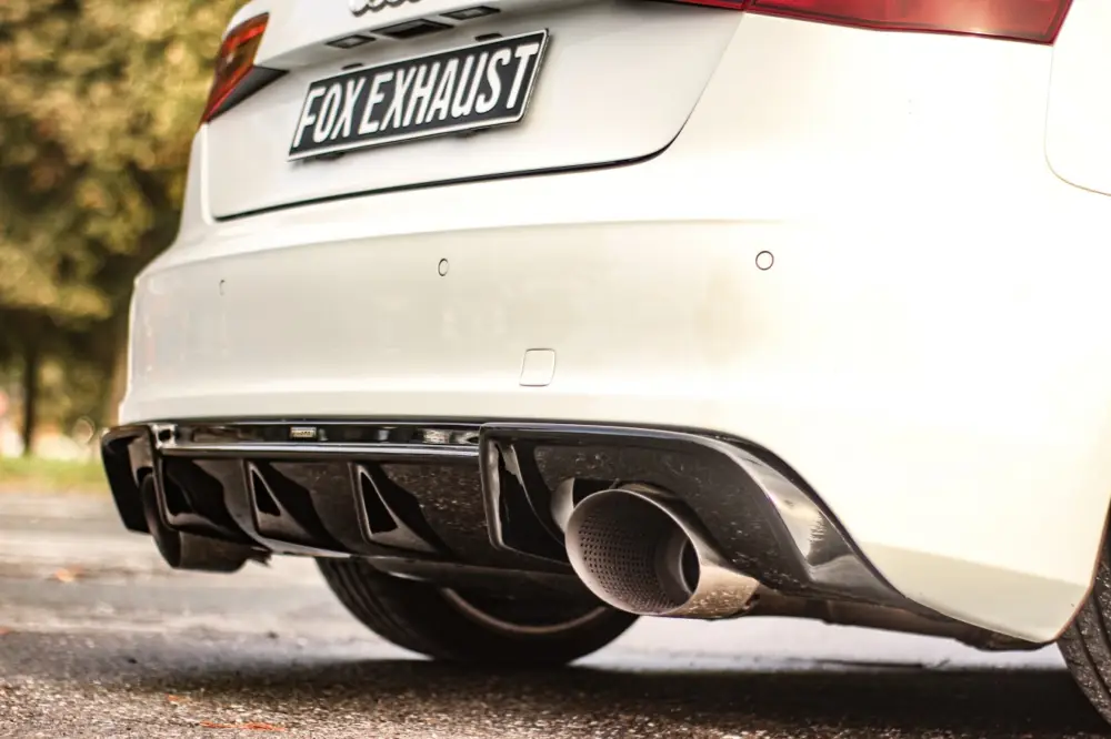 Saisonangebot Fox Duplex Auspuff Sportauspuff Komplettanlage für Audi A3 8V Sportback Quattro