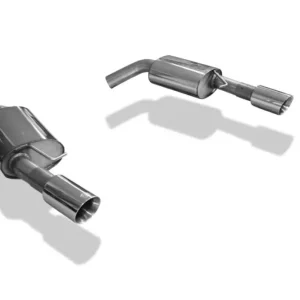 Letzte Chance Fox Duplex Auspuff Sportauspuff Endschalldämpfer für BMW E90/91/92/93 335i/335d