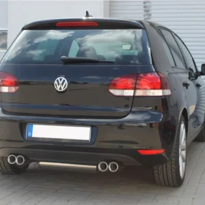 Fox Duplex Auspuff Sportauspuff Endschalldämpfer für VW Golf VI Saisonangebot