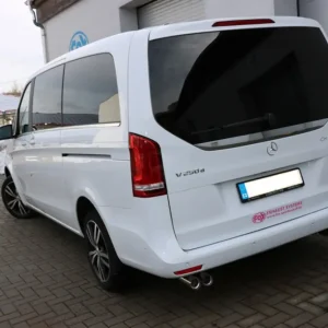 Neue Kollektion Fox Duplex Auspuff Sportauspuff Endschalldämpfer für Mercedes V-Klasse W447 2,2l