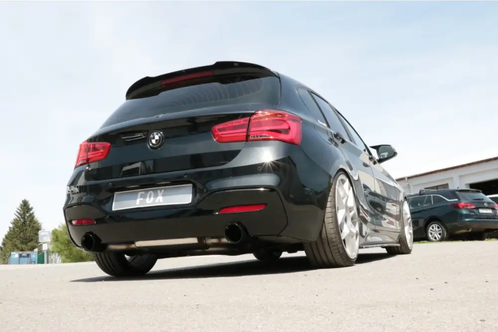 Fox Duplex Auspuff Sportauspuff Endschalldämpfer für BMW F20/21 118i mit OPF 1.5 Saisonangebot