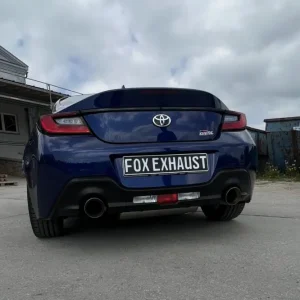 Garantierte Lieferung Fox Duplex Auspuff Sportauspuff Komplettanlage für Toyota GR86 2,4l 172kW