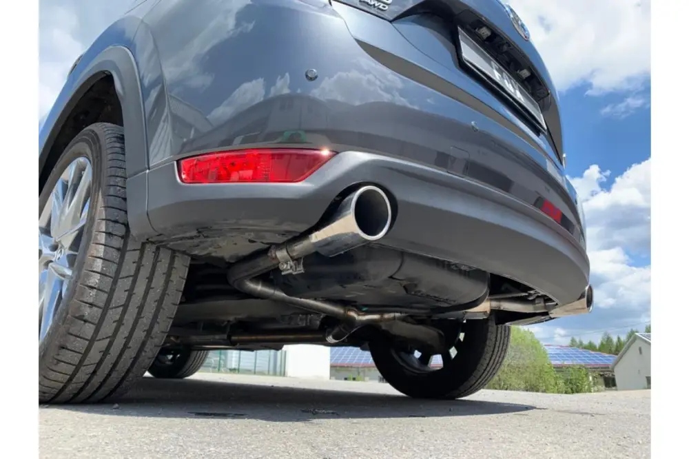 Top-Seller Fox Duplex Auspuff Sportauspuff Endschalldämpfer für Mazda CX5 KF Diesel 2,2l D
