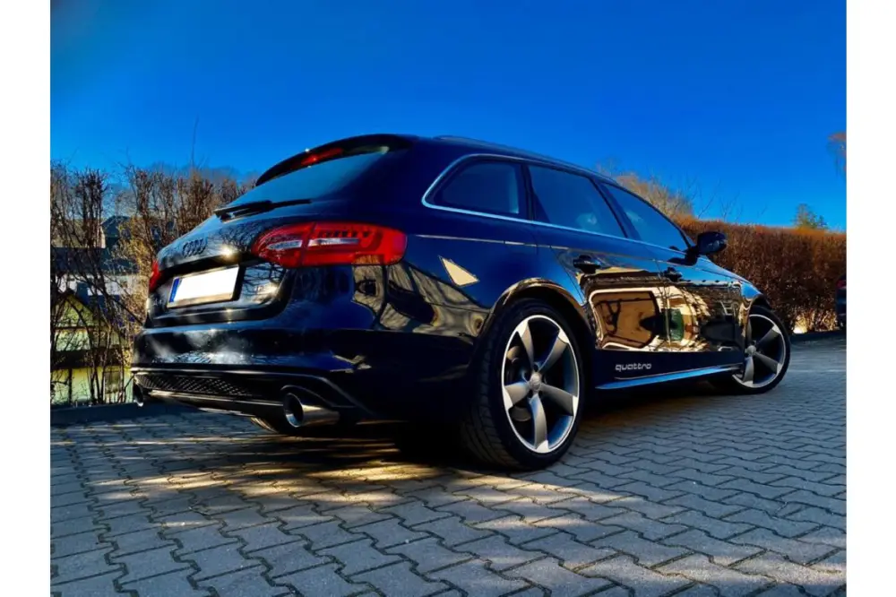 Fox Duplex Auspuff Sportauspuff Komplettanlage für Audi A4/A5 S5 quattro 8T 2,0l Nur Für Kurze Zeit