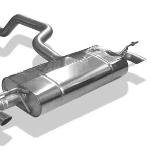 Nur Für Kurze Zeit Fox Duplex Auspuff Sportauspuff Endschalldämpfer für Mercedes A-Klasse W177 1.3l