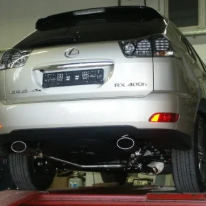 Fox Duplex Auspuff Sportauspuff Endschalldämpfer für Lexus RX 400H HXU3 3.3l Preis Gesenkt