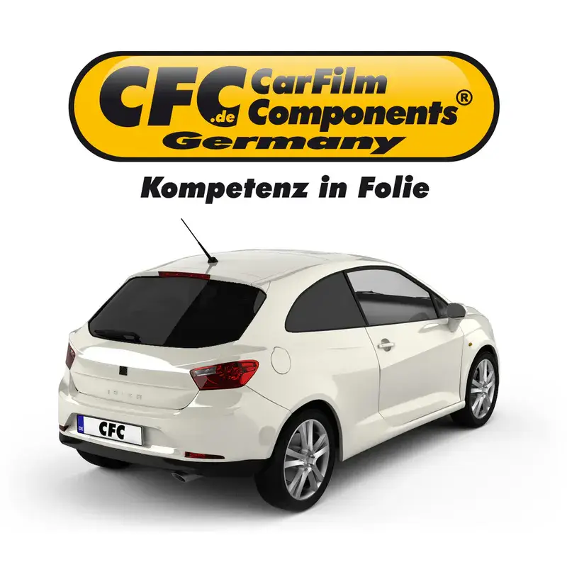 Schnäppchen CFC Tönungsfolie KFZ-spezifisch 3D vorgeformt für Seat Ibiza 3 (6L) 3-türig mit Ausstellfenster 05/02-02/08