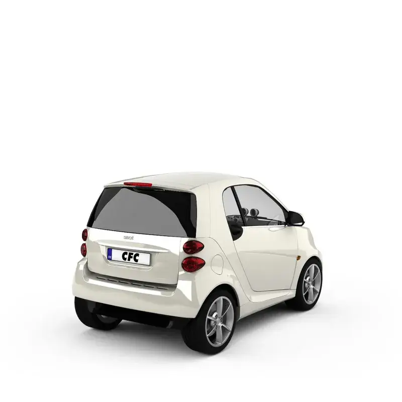 Markenprodukt CFC Tönungsfolie KFZ-spezifisch 2D in Streifen für Smart ForTwo 2 (C451) Coupe 3-türig 03/07-04/14