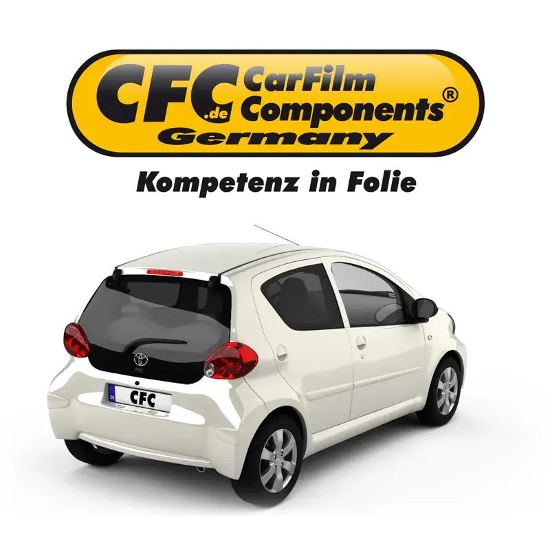 Saisonangebot CFC Tönungsfolie KFZ-spezifisch 3D vorgeformt für Toyota Aygo 1 5-türig 09/05-02/14