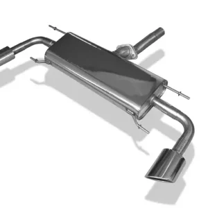 Aktuell Fox Mazda 3 - BM - Stufenheck Endschalldämpfer quer rechts/links - 115x85 Typ 38 rechts/links