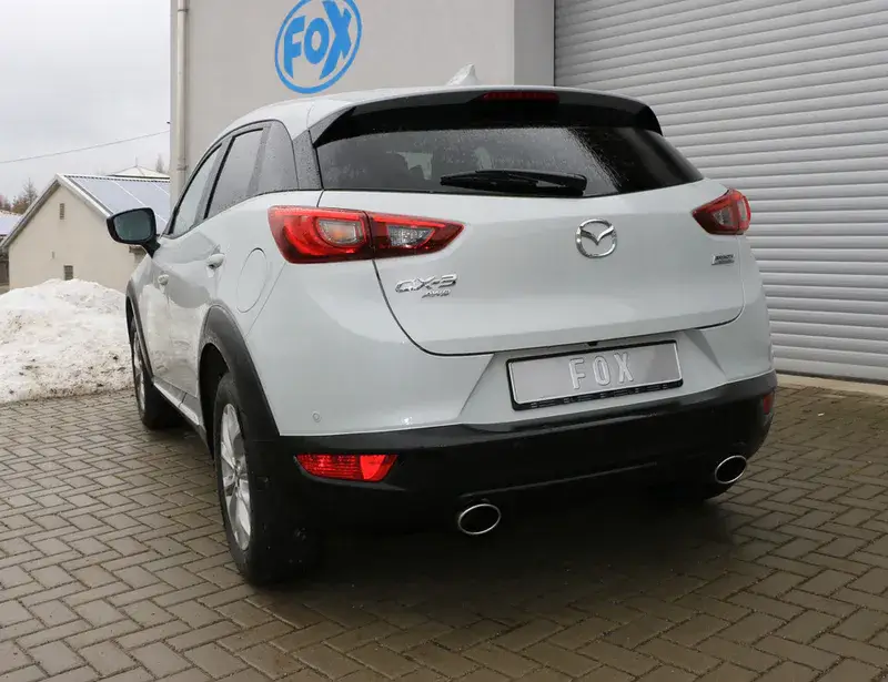 Fox Mazda CX3 Benzin - DK AWD Endschalldämpfer quer rechts/links - 115x85 Typ 32 rechts/links Wochenendangebot