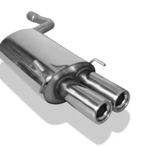 Top-Seller Fox Mercedes C-Klasse W202/ S202 Endschalldämpfer Eingang 61mm - 2x80 Typ 13