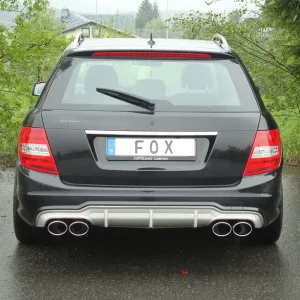Meistverkauft Fox Mercedes C-Klasse 4 Zylinder - 204 AMG-P. + C63 Diff. Endschalldämpfer rechts/links mit Y-Verbindungsstück - 2x115x85 Typ 32 rechts/links
