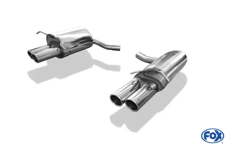 Nur Für Kurze Zeit Fox Mercedes C-Klasse 6 Zylinder - W204/S204 Endschalldämpfer rechts/links - 2x80 Typ 16 rechts/links