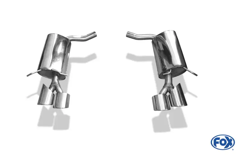 Fox Mercedes C-Klasse 6 Zylinder - W204/S204 Endschalldämpfer rechts/links - 2x115x85 Typ 32 rechts/links Preisknaller