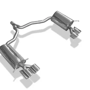 Expressversand Fox Mercedes C-Klasse 4-Zylinder Coupe C204 Endschalldämpfer rechts/links inkl. Y-Verbindungsrohr - 2x115x85 Typ 32 rechts/links