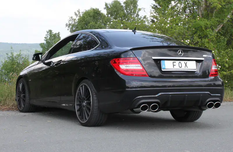 Preis Gesenkt Fox Mercedes C-Klasse Coupe 6 Zylinder - C204 AMG-Paket Endschalldämpfer rechts/links - 2x115x85 Typ 32 rechts/links