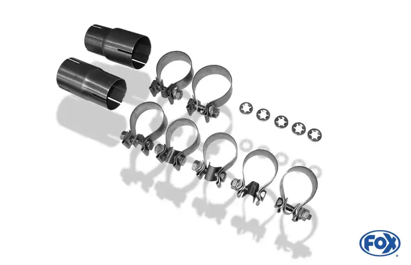 Markenprodukt Fox Mercedes CLA - 117 4-matic Endschalldämpfer quer Ausgang rechts/links - 145x65 Typ 59 rechts/links