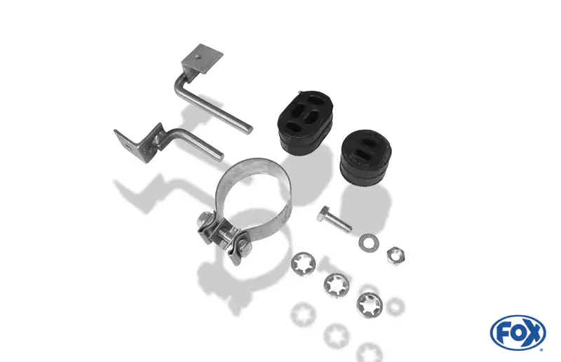Fox Mercedes CLK Typ 209 Endschalldämpfer einseitig Ø70mm - 2x80 Typ 17 Meistverkauft