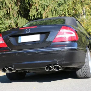 Beliebt Fox Mercedes CLK Typ 209 Cabrio & Coupe Endschalldämpfer Ausgang rechts/links Ø70mm - 2x115x85 Typ 32 rechts/links
