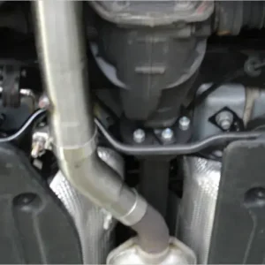 Ausverkauf Fox Mercedes CLK Typ 209 Verbindungsrohr für Endschalldämpfer auf 60mm Innendurchmesser