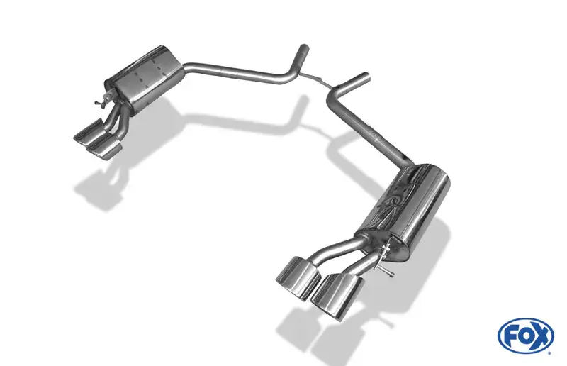 Fox Mercedes CLS Typ C219 Endschalldämpfer rechts/links - 2x115x85 Typ 32 rechts/links Nur Heute