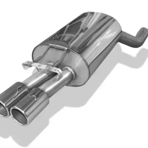 Sonderaktion Fox Mercedes E-Klasse W124 Stufenheck Endschalldämpfer Ø70mm - 2x80 Typ 12