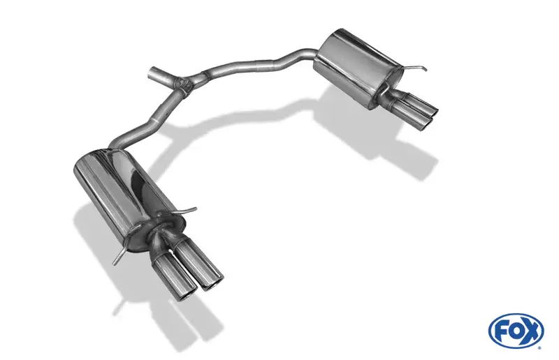 Schnäppchen Fox Mercedes E-Klasse Cabrio A207 4 Zylinder Endschalldämpfer rechts/links -2x70 Typ 16 rechts/links