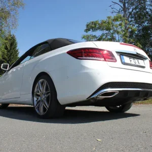 Bestseller Fox Mercedes E-Klasse A207 4/6-Zylinder Facelift Endschalldämpfer rechts/links - mit Endrohrtulpe