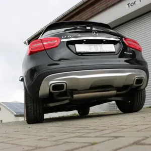 Preis Gesenkt Fox Mercedes GLA - X156 4-matic Endschalldämpfer quer Ausgang rechts/links - 1x50mm rechts/links Ausgang in den originalen Endrohren