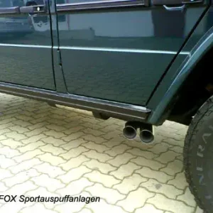 Fox Mercedes G-Klasse - 463 (ohne Trittbrett) Endschalldämpfer Ausgang seitlich - 2x80 Typ 14 Angebot