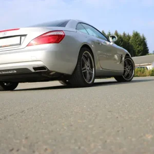 Online Kaufen Fox Mercedes SL 231 Endschalldämpfer rechts/links - Austritt in den originalen Endrohren