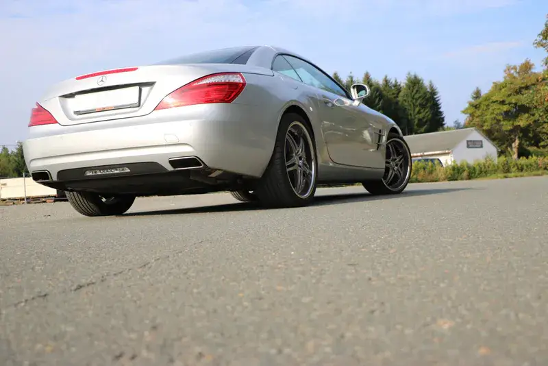 Online Kaufen Fox Mercedes SL 231 Endschalldämpfer rechts/links - Austritt in den originalen Endrohren