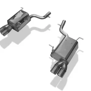 Fox Mercedes SLK Typ 172 - AMG Line Endschalldämpfer rechts/links - 2x76 Typ 16 rechts/links Beliebt