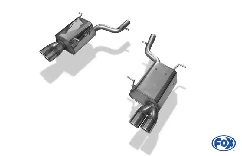 Fox Mercedes SLK Typ 172 - AMG Line Endschalldämpfer rechts/links - 2x76 Typ 16 rechts/links Beliebt