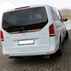 Fox Mercedes V-Klasse W447 Endschalldämpfer quer Ausgang rechts/links- 2x76 Typ 11 rechts/links Geprüft