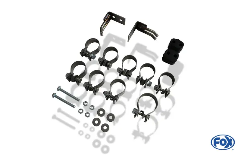 Aktuell Fox Mercedes Vito/ Viano - W639 (nicht Compact) Endschalldämpfer quer Ausgang rechts/links - 2x115x85 Typ 32 rechts/links