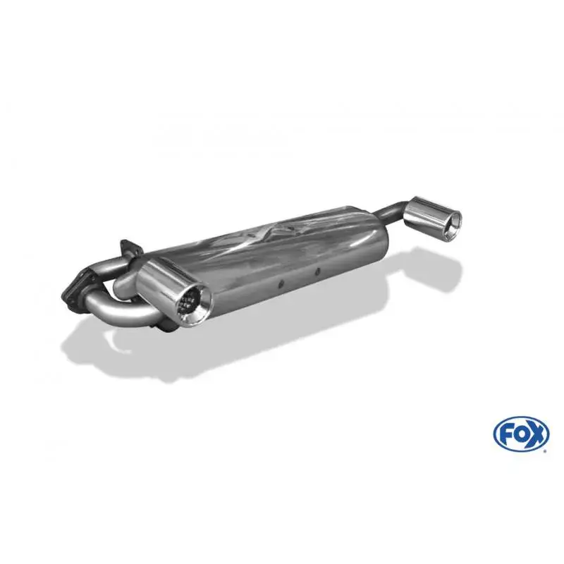 Markenprodukt Fox MG TF Endschalldämpfer Ausgang rechts/links - 1x90 Typ 13 rechts/links