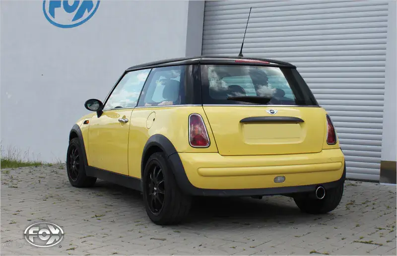 Fox Mini One/ Cooper R50 Endschalldämpfer - 1x100 Typ 12 Zertifiziert