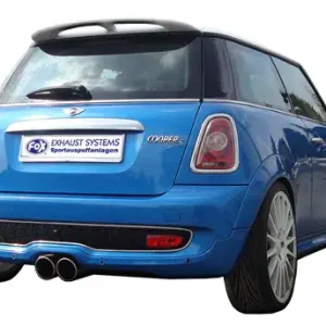 Fox Mini Cooper S R56 Endschalldämpfer Ausgang mittig - 2x90 Typ 16 Zertifiziert