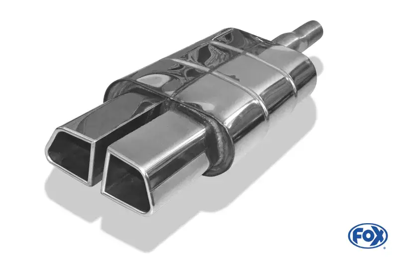 Fox Mini Cooper S - F56 & F57 Endschalldämpfer Ausgang mittig - 2x95x78 Typ 68 Top-Angebot