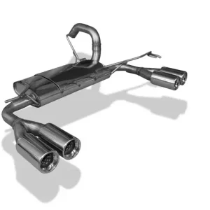 Fox Mitsubishi Colt Typ Z30 5-türer Endschalldämpfer Ausgang rechts/links - 2x80 Typ 13 rechts/links Begrenztes Angebot