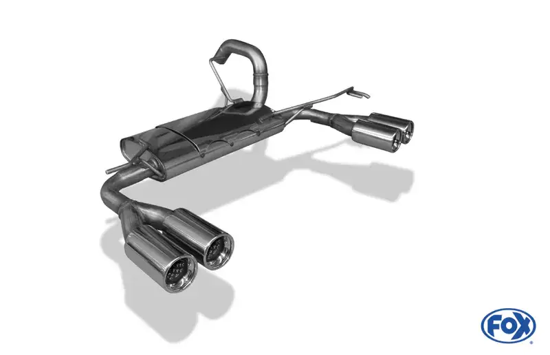 Fox Mitsubishi Colt Typ Z30 5-türer Endschalldämpfer Ausgang rechts/links - 2x80 Typ 13 rechts/links Begrenztes Angebot